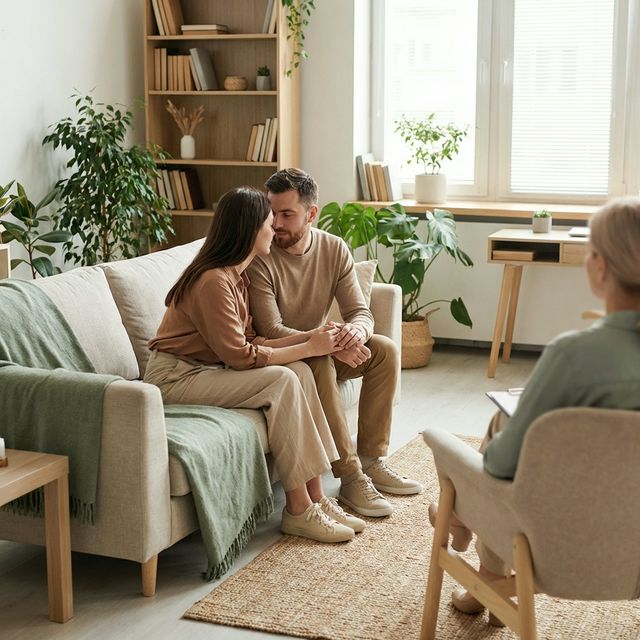 Relatie therapy sessie